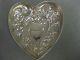 Sterling Silver Heart And Cut Crystal Heart Box Nr Other Antique Sterling Silver photo 6