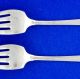 2 Towle Lady Diana Sterling Silver Salad Dessert Forks 6 3/8 