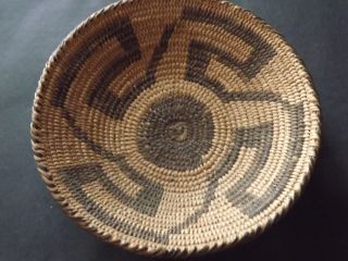 Wonderful Native American Pima Finely Woven Indian Basket photo