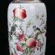 Chinese Famille Rose Porcelain Hand - Painted Flower Vase W Qianlong Mark C275 Vases photo 2