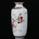 Chinese Famille Rose Porcelain Hand - Painted Flower Vase W Qianlong Mark C275 Vases photo 4