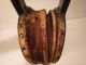 Vintage Antique Fireplace Bellows W/picture Hearth Woodstove Tool Wood & Leather Hearth Ware photo 5