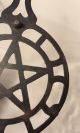 Cast Iron Trivet Wall Hanging Vintage Star Pentagram Heart Footed Trivets photo 2