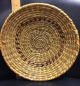 Cherokee Indian Primitive Sweet Grass Coil Basket With Lid Primitives photo 3