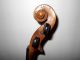 Very Old Vintage Antique 1800s 1 Pc Back Full Size Violin - String photo 1