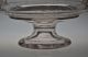 Ca.  1880 N0.  200 Two Band By Doyle Glass Crystal Low Standard Covered Compote Compotes photo 6