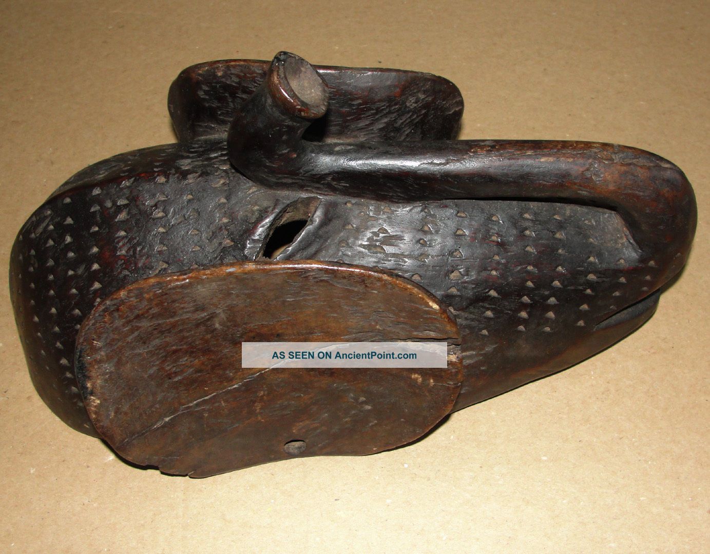 African Dogon Animal Elephant Trunk Up Good Luck Mask Africa Masque Africa Masks photo