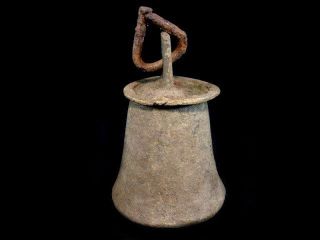 Large Byzantine Era Bronze Bell,  Still Ringing, photo