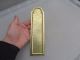 Vintage Brass Finger Plate Push Door Handle French Architectural Salvage Beading Door Knobs & Handles photo 5