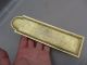 Vintage Brass Finger Plate Push Door Handle French Architectural Salvage Beading Door Knobs & Handles photo 6