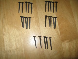 25steel Cut Old Fashioned Cut Nails 4d Wrought Head Black 1.  5”bytremont Nail Co photo