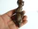 Antique Squating Figural Carved Wood Chisel Handle Timor Indonesia C1950s Pacific Islands & Oceania photo 4