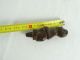 Antique Squating Figural Carved Wood Chisel Handle Timor Indonesia C1950s Pacific Islands & Oceania photo 8