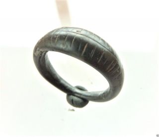 Ancient Bronze Ring (617) photo