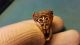 Old Roman Mosaic Glass Solid Gold Ring 9.  79 Grams Roman photo 1