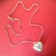A Really Lovely ' Heart - Shaped ' 925 Silver Locket Necklace ' Beach Find British photo 2