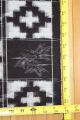 Vintage Japanese Indigo Leafy Checkered Kasuri Kimono Fabric Patchwork 58 
