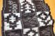 Vintage Japanese Indigo Leafy Checkered Kasuri Kimono Fabric Patchwork 58 