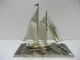The Sailboat Of Silver960 Of Japan.  2masts.  121g/ 4.  26oz.  Takehiko ' S Work. Other Antique Sterling Silver photo 2