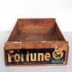 Vintage Wooden Crate Carton Trug Box Cottage Rustic Fruit California Fortune Usa 1900-1950 photo 1