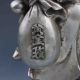 Chinese Silver Copper Handwork Carved Maitreya Buddha Statues Buddha photo 6