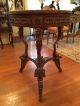 French Style Round Lamp Table Bronze And Ormolu Mounted Inlaid Stand Post-1950 photo 9
