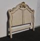 French Provincial Style Off - White Wood Queen Size Headboard Post-1950 photo 3