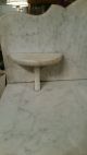 Antique Victorian Marble Top Wash Stand With Fabulous Wood Base Stunning 1800-1899 photo 7
