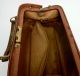 Antique Brown Leather Doctors Medical Bag Satchel With Brass Hardware Doctor Bags photo 6