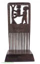 Akan Figural Comb Duafe Engraved Ghana African Art Other African Antiques photo 1