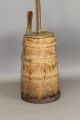 Very Rare Early 18th C Staved Wooden Butter Churn In The Best Patina Primitives photo 1