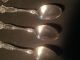 4 R.  W.  & S.  Wallace & Sons Sterling Teaspoons With Carnation Flower Flatware & Silverware photo 2