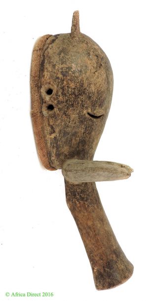 Guro Mask Zoomorphic Warthog Tusks Ivory Coast African Art Was $145 photo