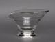 Vintage Mid - Century Modern Art Glass Condiment Bowl With Web Sterling Base Bowls photo 1
