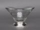 Vintage Mid - Century Modern Art Glass Condiment Bowl With Web Sterling Base Bowls photo 2