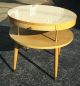 24 Inch Diameter Jetson Two Tier Floating Lower Shelf Mid Century End Table Mid-Century Modernism photo 1