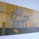 Modernist Mid 20th Century Vtg 50s 60s Oil Industrial / Cityscape Abstract Mid-Century Modernism photo 9