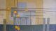Modernist Mid 20th Century Vtg 50s 60s Oil Industrial / Cityscape Abstract Mid-Century Modernism photo 1