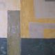 Modernist Mid 20th Century Vtg 50s 60s Oil Industrial / Cityscape Abstract Mid-Century Modernism photo 4