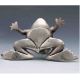 Tibeten Silver Handwork Carved Kid&toad Statue G654 Other Antique Chinese Statues photo 6
