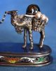 Antique Austrian Viennese Enamel Austria John Jaffa Camel Arab Pearls Figure Metalware photo 1