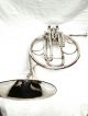 Antique Early 1900 ' S Keefer Nickel Brass Baritone French Horn Model Lp25579 Nr Wind photo 2