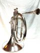 Antique Early 1900 ' S Keefer Nickel Brass Baritone French Horn Model Lp25579 Nr Wind photo 4