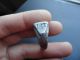 Ancient Roman Legionary Silver Ring Legio I Italica Emperor Nero Extremely Rare Roman photo 6