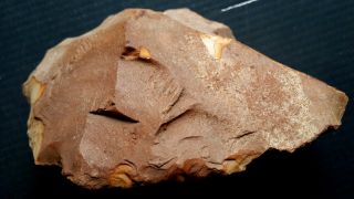Acheulean Flint Stone Hand Axe Neanderthal Paleolithic Tool photo