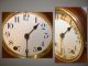 Seth Thomas Elegant & Rare Eton - 1910 Antique Cabinet Clock In Rubbed Mahogany Clocks photo 2
