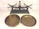 Antique Cast Iron Scale 3 Kg W/ Brass Pans Scales photo 5