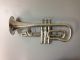 H.  N.  White King Improved Perfecto Silver Plated Cornet C.  1906 Brass photo 1