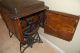 Antique Treadle Rotary Standard Cast Iron Sewing Machine,  Cabinet,  Foldaway Top Sewing Machines photo 8