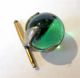 Antique Green Glass Ball Buttons Claw & Spring Backs Buttons photo 2